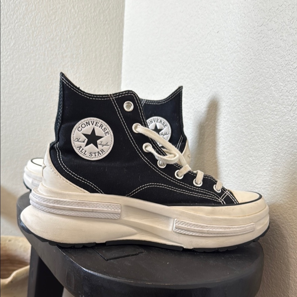 Converse Black and White High-Top Sneakers